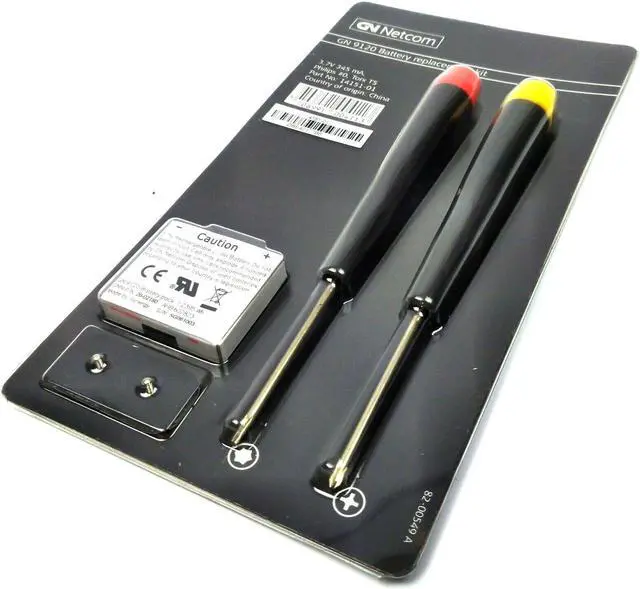 Alt view image 3 of 5 - New Battery Replacement Kit for Jabra GN 9120 Wireless Headset (GN Netcom)
