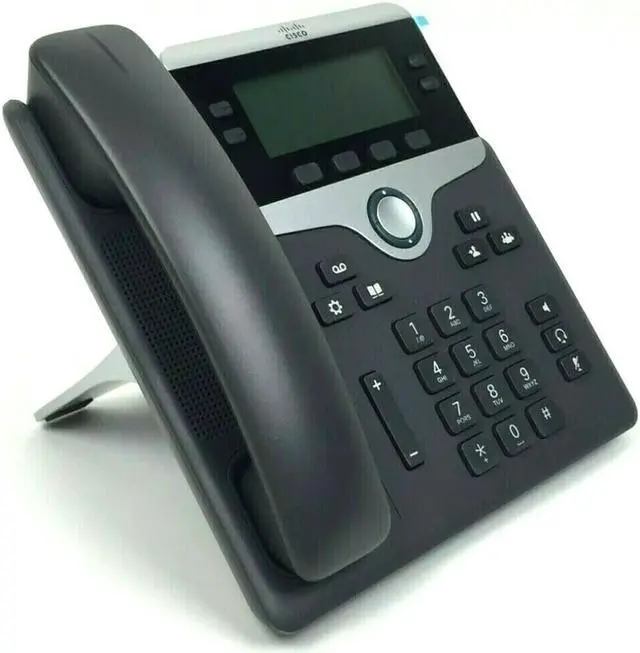 Alt view image 5 of 6 - Cisco 7841 IP Phone, 4 x Total Line - VoIP - 3.5" - 2 x Network (RJ-45) - PoE Ports