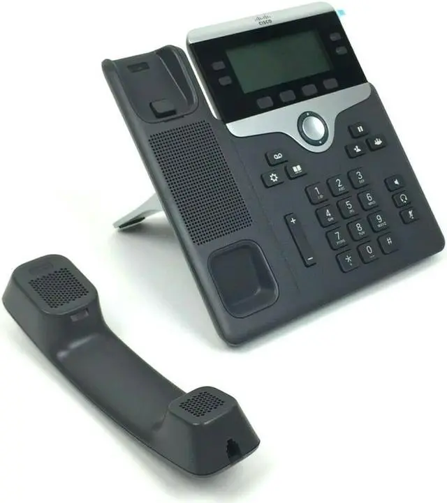 Alt view image 3 of 6 - Cisco 7841 IP Phone, 4 x Total Line - VoIP - 3.5" - 2 x Network (RJ-45) - PoE Ports