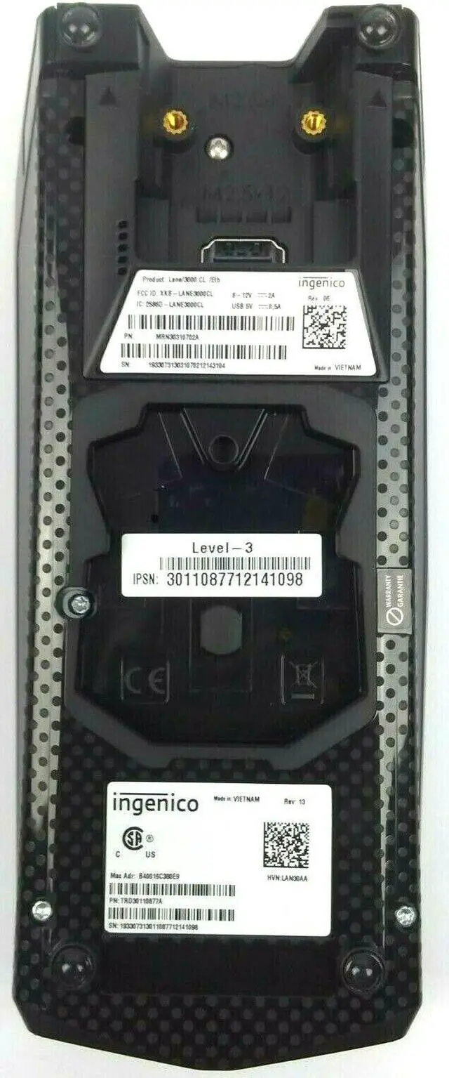 Alt view image 5 of 6 - INGENICO BLUESTAR SBOM FOR LANE 3000 PRD30310878A TN DISPLAY USB RS232 ETH CLESS PCI V5 NO SOFTWARE OR KEY INCLUDED