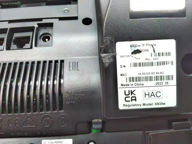 Alt view image 7 of 8 - Mitel 6930w IP Phone - 50008386