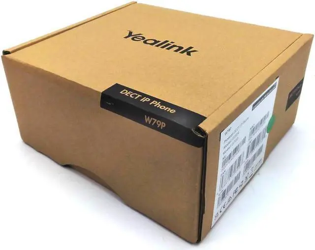 Alt view image 9 of 11 - Yealink W79P DECT IP Cordless Phone System Classic Gray