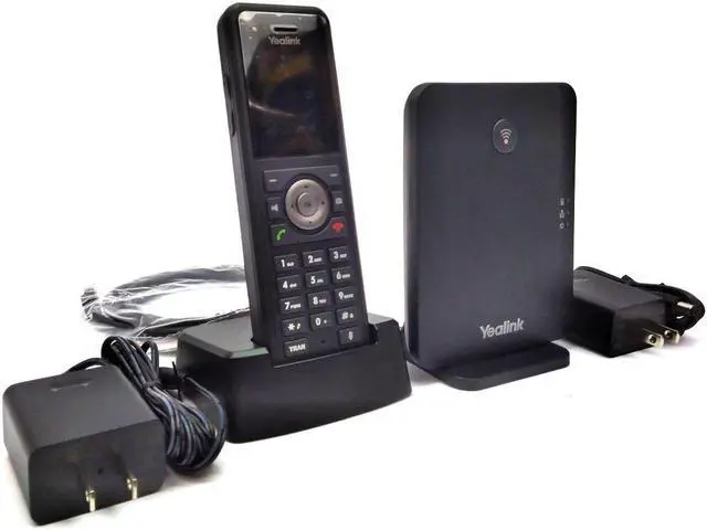 Alt view image 8 of 11 - Yealink W79P DECT IP Cordless Phone System Classic Gray