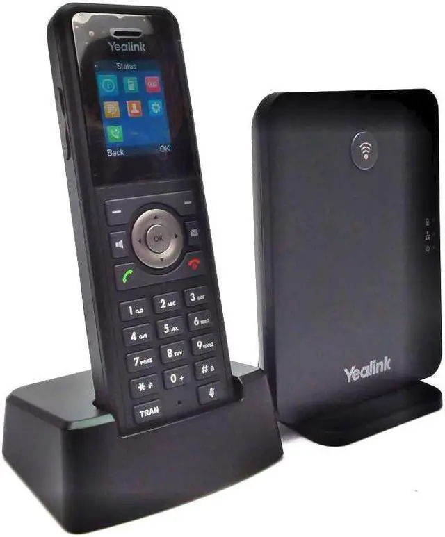 Alt view image 5 of 11 - Yealink W79P DECT IP Cordless Phone System Classic Gray