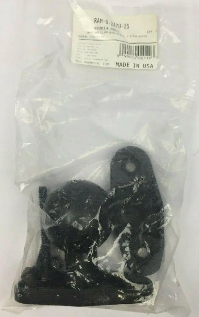 Alt view image 6 of 7 - Honeywell VX89A031RAMBALL Ball D-size 2.25, Flat 2.5 Clamp Base