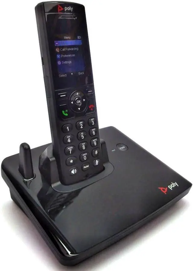 Alt view image 4 of 7 - Polycom VVX D230 DECT IP Phone, PSU, NA (2200-49230-001)