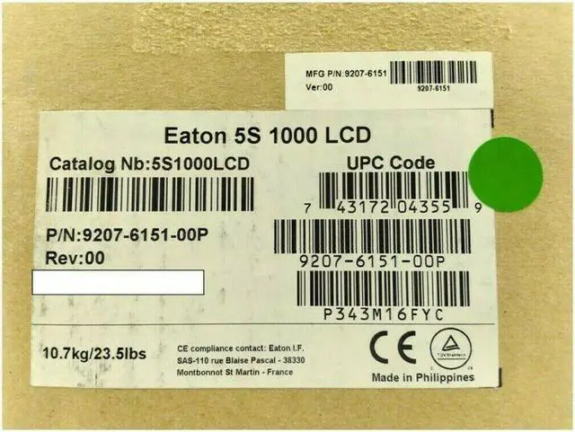 Alt view image 15 of 17 - Eaton Electrical 5S1000LCD External UPS
