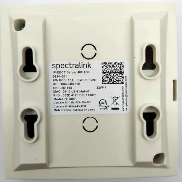 Alt view image 6 of 7 - Spectralink IP-DECT Server 400 1G9 Scalable SIP PoE Flexible VOIP 02344501
