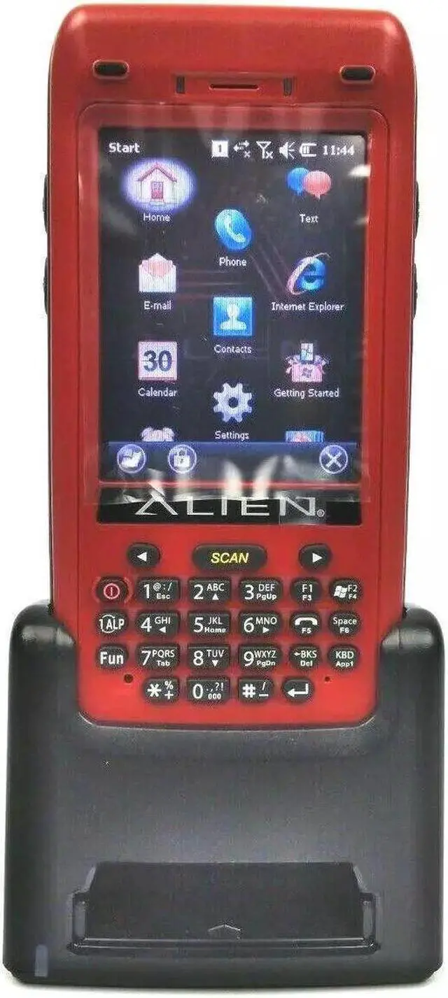 Alt view image 2 of 7 - Alien ALH-9010 Mobile Computer RFID Handheld Reader with Cradle & Scan Handle