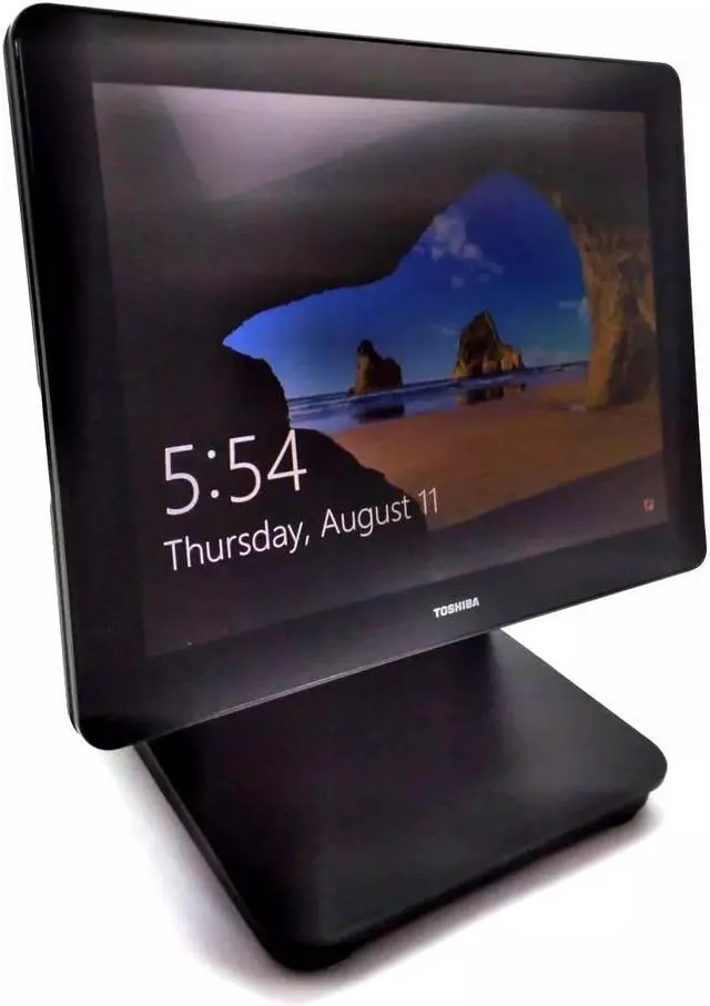 Alt view image 3 of 7 - Toshiba TCx800 All in One 6200-E0C Point of Sale Touchscreen P3AA01232300 New
