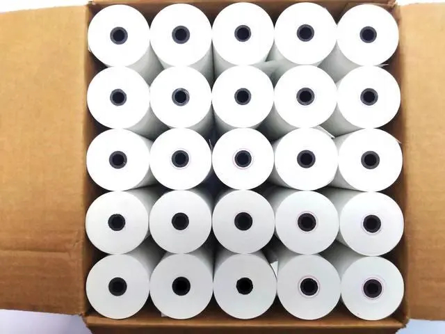 Alt view image 5 of 6 - Honeywell Direct Thermal Labels 4.4" x 1500" White 740524-102 Genuine 50 Rolls