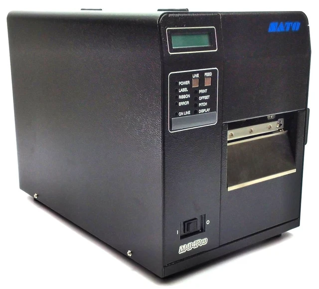 Alt view image 3 of 7 - SATO M-84Pro-6 Industrial Barcode Label Printer Direct Thermal WWM846001