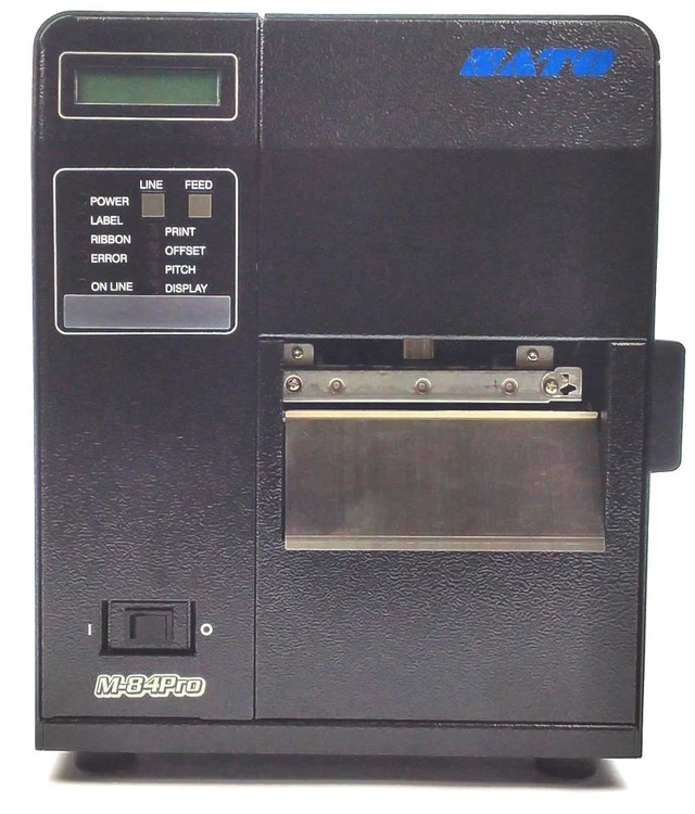 Alt view image 4 of 7 - SATO M-84Pro-6 Industrial Barcode Label Printer Direct Thermal WWM846001