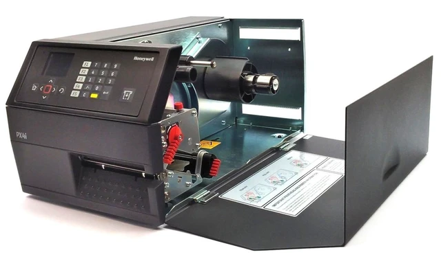 Alt view image 5 of 7 - Honeywell PX4ie Industrial Barcode Label Printer Ethernet USB PX4E010000000140