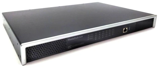 Main image of AudioCodes MediaPack 524 Analog VoIP Gateway 24 FXS Voice Interfaces GGWP00017