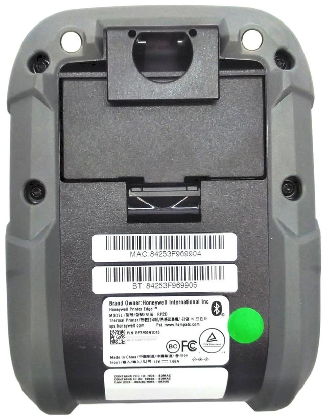 Alt view image 7 of 7 - Honeywell RP2D Barcode Mobile Printer Edge Wireless Bluetooth RP2F00N1D10