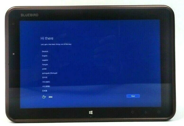 Main image of Bluebird ET100-WNLH Rugged Touch Mobile Tablet Computer Win 10 10.1" WXGA
