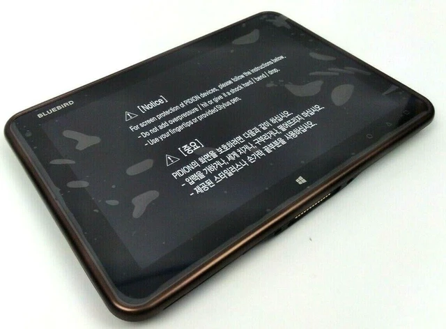Alt view image 3 of 7 - Bluebird ET100-WNLH Rugged Touch Mobile Tablet Computer Win 10 10.1" WXGA