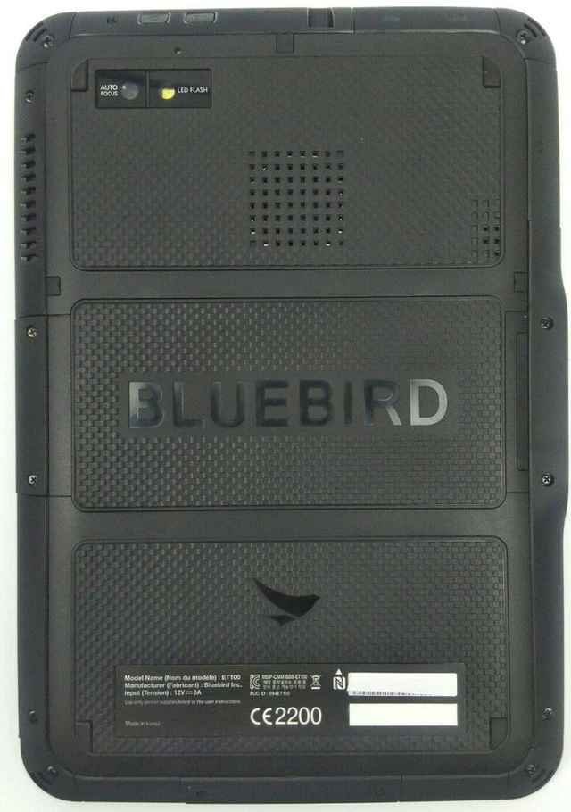Alt view image 6 of 7 - Bluebird ET100-WNLH Rugged Touch Mobile Tablet Computer Win 10 10.1" WXGA