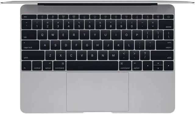 Alt view image 3 of 5 - Apple Macbook Core M3 1.2GHz 8GB RAM 256GB SSD 12" Space Gray MNYF2LL/A (2017)