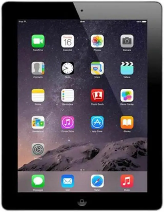 Main image of Apple iPad 4 (4th Gen) 32GB - Wi-Fi - 9.7" - Black - (2012) - Good Condition