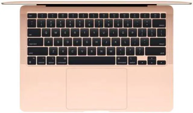 Alt view image 3 of 5 - Apple MacBook Air Laptop Apple M1 8-Core CPU 7-Core GPU 8GB RAM 256GB SSD 13" Gold MGND3LL/A (2020) - Very Good Condition