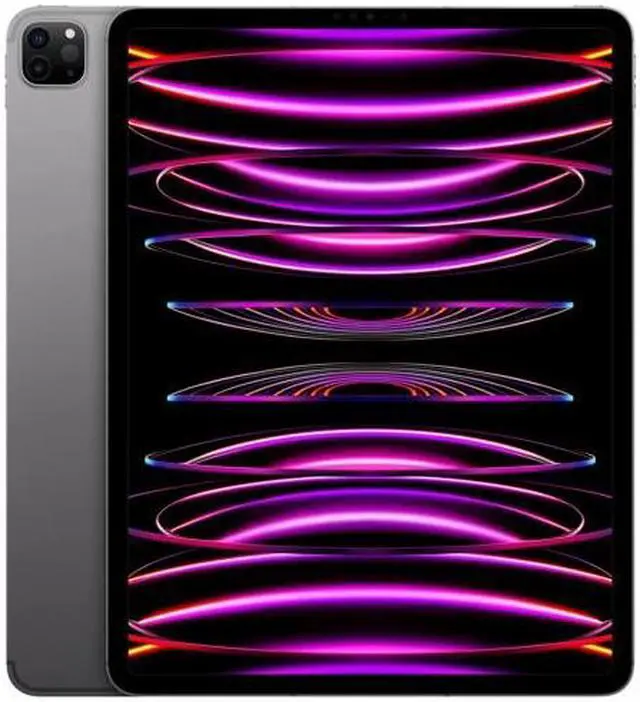 Main image of Apple iPad Pro 6 (6th Gen) 128GB - Wi-Fi + Cellular Unlocked - 12.9" - Space Gray - (2022) - Excellent Condition
