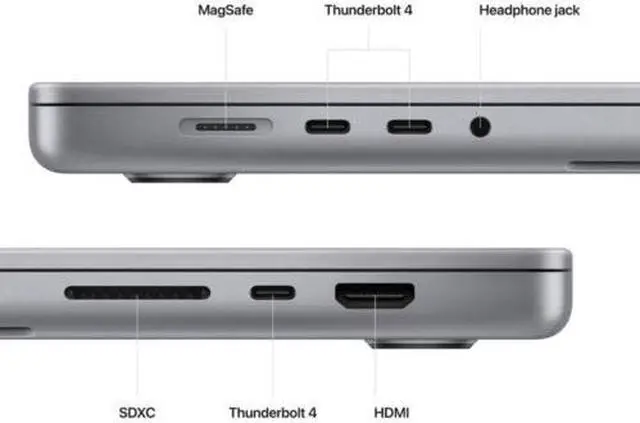 Alt view image 4 of 4 - Apple MacBook Pro Laptop Apple M2 Pro 12-Core CPU 19-Core GPU 16GB RAM 1TB SSD 16" Space Gray MNW93LL/A (2023) - Very Good Condition