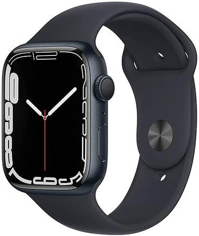 Main image of Apple Watch Series 7 41mm GPS - Midnight Aluminum Case - Midnight Sport Band (2021) - Good Condition