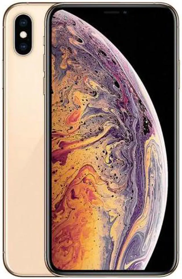 Main image of Apple iPhone XS Max 64GB Fully Unlocked Verizon T-Mobile AT&T 4G LTE (2018) - Gold - Excellent Condition