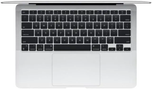 Alt view image 3 of 3 - Apple MacBook Air Laptop Apple M1 8-Core CPU 7-Core GPU 8GB RAM 256GB SSD 13" Silver MGN93LL/A (2020) - Very Good Condition