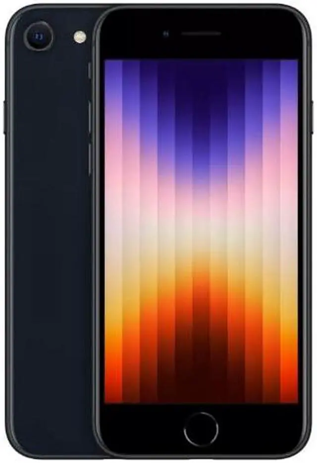 Main image of Apple iPhone SE 3 (3rd Gen) 64GB Fully Unlocked Verizon T-Mobile AT&T 4G LTE (2022) - Black - Very Good Condition