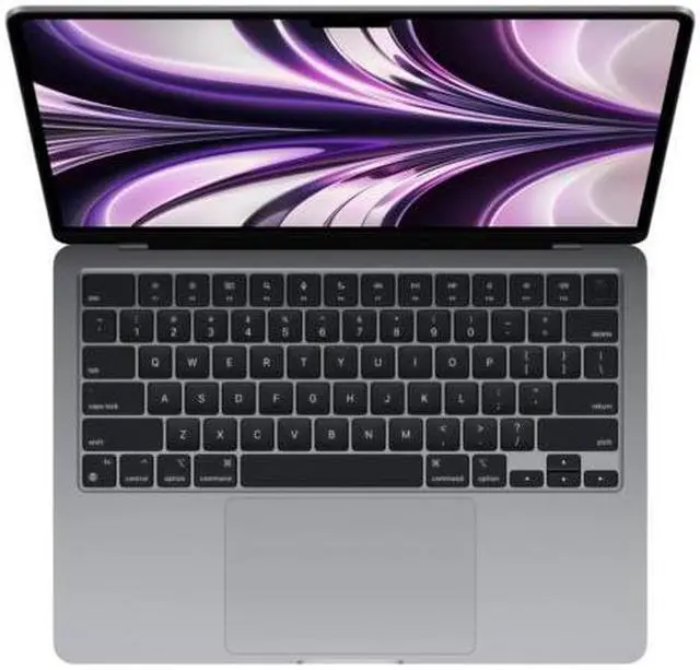 Alt view image 2 of 2 - Apple MacBook Air Laptop Apple M2 8-Core CPU 8-Core GPU 16GB RAM 512GB SSD 13.3" Space Gray MLXW3LL/A (2022) - Excellent Condition