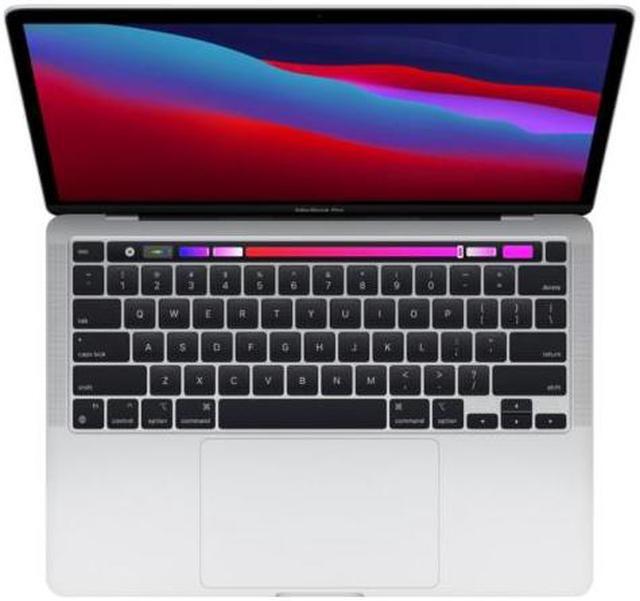 Alt view image 2 of 3 - Apple MacBook Pro Laptop Apple M1 8-Core CPU 8-Core GPU 8GB RAM 256GB SSD 13" Silver MYDA2LL/A (2020) - Good Condition