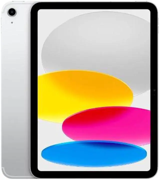 Main image of Apple iPad 10 (10th Gen) 64GB - Wi-Fi + Cellular - 10.9" - Silver - (2022) - Excellent Condition