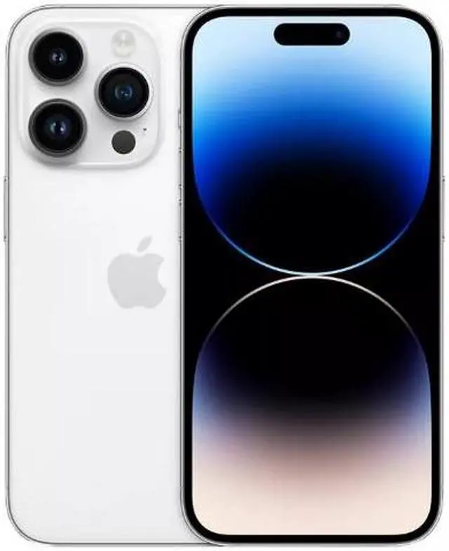 Main image of Apple iPhone 14 Pro 128GB Fully Unlocked Verizon T-Mobile AT&T 5G (2022) - Silver - Excellent Condition