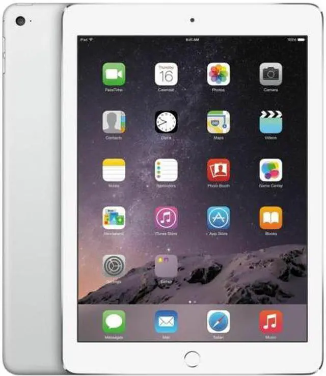 Main image of Apple iPad Air 2 (2nd Gen) 32GB - Wi-Fi + Cellular - 9.7" - Silver - (2014) - Good Condition