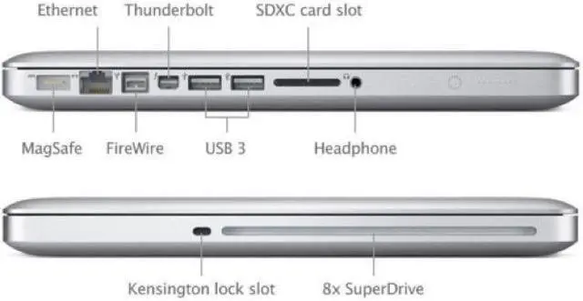 Alt view image 3 of 4 - Apple MacBook Pro Laptop Core i5 2.5GHz 4GB RAM 500GB HDD 13" Silver MD101LL/A (2012) - Good Condition