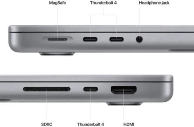 Alt view image 3 of 3 - Apple MacBook Pro Laptop Apple M2 Pro 10-Core CPU 16-Core GPU 16GB RAM 512GB SSD 14" Space Gray MPHE3LL/A (2023) - Very Good Condition