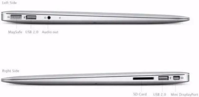 Alt view image 2 of 3 - Apple MacBook Air Laptop Core i5 1.6GHz 8GB RAM 256GB SSD 13" Silver MMGG2LL/A (2015) - Good Condition