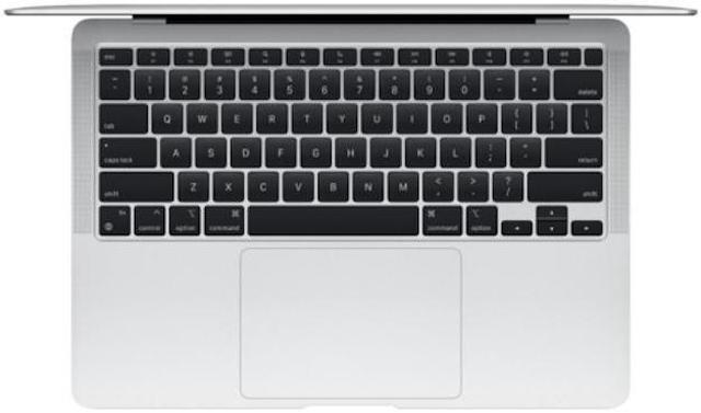 Alt view image 2 of 3 - Apple MacBook Air Laptop Apple M1 8-Core CPU 7-Core GPU 8GB RAM 128GB SSD 13" Silver MGN83LL/A (2020) - Good Condition