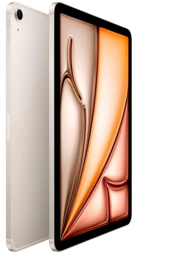 Alt view image 2 of 5 - Apple iPad Air 11" (2024) Apple M2 8GB RAM 128GB SSD Starlight MUWC3LL/A - Very Good Condition