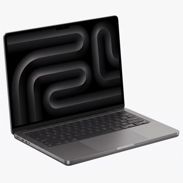 Alt view image 4 of 6 - Apple MacBook Pro 14" (2023) Apple M3 8-Core CPU 10-Core GPU 8GB RAM 1TB SSD Space Gray MTL83LL/A - Very Good Condition