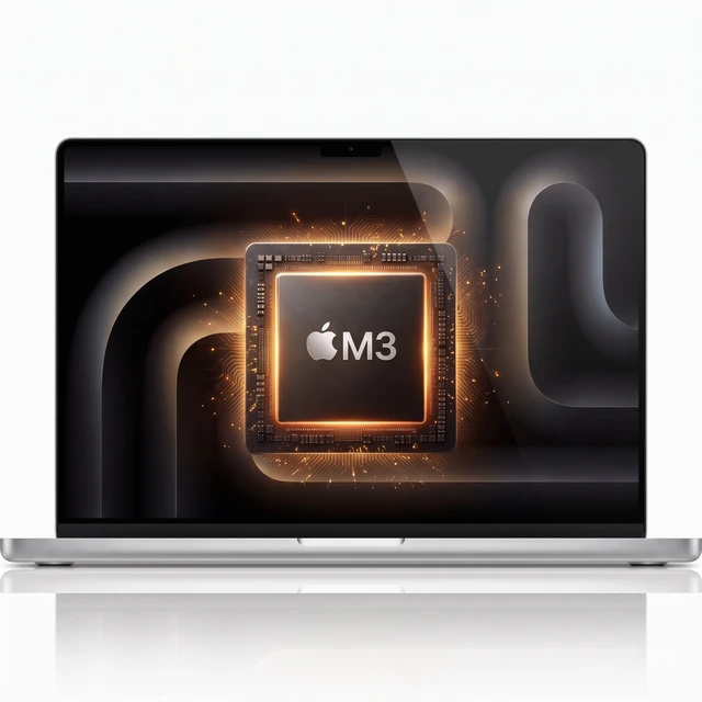 Main image of Apple MacBook Pro 14" (2023) Apple M3 8-Core CPU 10-Core GPU 8GB RAM 1TB SSD Silver MR7K3LL/A - Very Good Condition