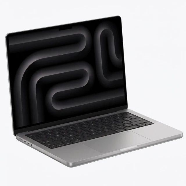 Alt view image 4 of 6 - Apple MacBook Pro 14" (2023) Apple M3 8-Core CPU 10-Core GPU 16GB RAM 512GB SSD Silver MR7J3LL/A - Good Condition