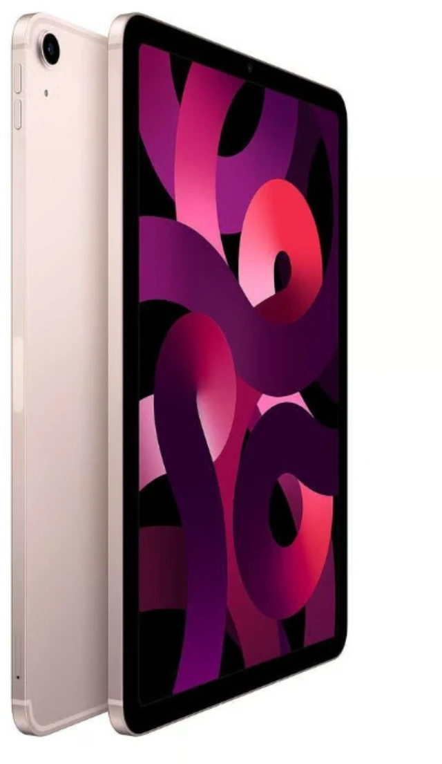 Alt view image 3 of 6 - Apple iPad Air 10.9" (2022) Apple M1 8GB RAM 64GB SSD Pink MM6T3LL/A - Very Good Condition