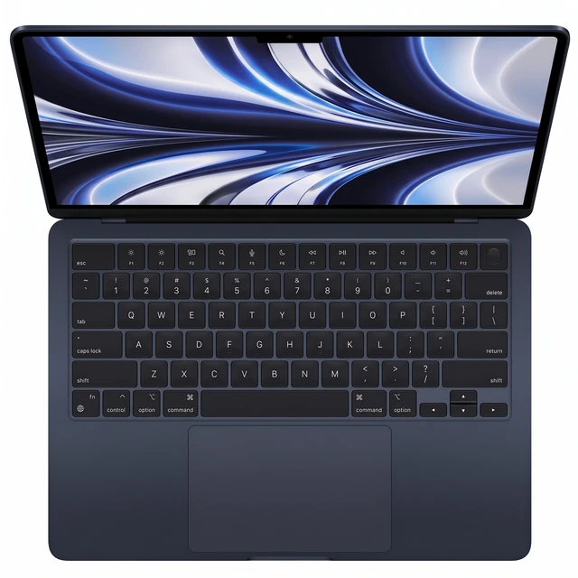 Alt view image 3 of 6 - Apple MacBook Air 13" (2022) Apple M2 8-Core CPU 10-Core GPU 8GB RAM 1TB SSD Midnight MLY43LL/A - Very Good Condition