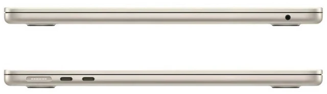 Alt view image 5 of 7 - Apple MacBook Air 13" (2022) Apple M2 8-Core CPU 10-Core GPU 8GB RAM 512GB SSD Starlight MLY23LL/A - Very Good Condition
