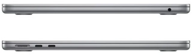 Alt view image 5 of 7 - Apple MacBook Air 13" (2022) Apple M2 8-Core CPU 10-Core GPU 16GB RAM 1TB SSD Space Gray MLXX3LL/A - Very Good Condition