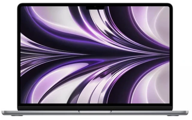 Alt view image 2 of 7 - Apple MacBook Air 13" (2022) Apple M2 8-Core CPU 10-Core GPU 16GB RAM 1TB SSD Space Gray MLXX3LL/A - Very Good Condition